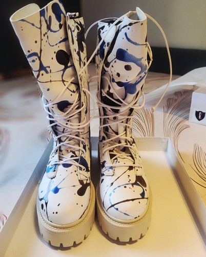 Italian designer boots faux - boots,