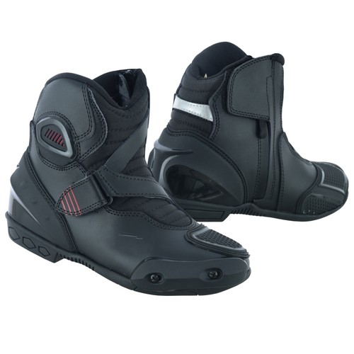 Men motorcycle boots black - men's,