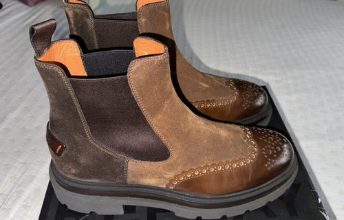 Santoni chelsea boots new - chelsea,