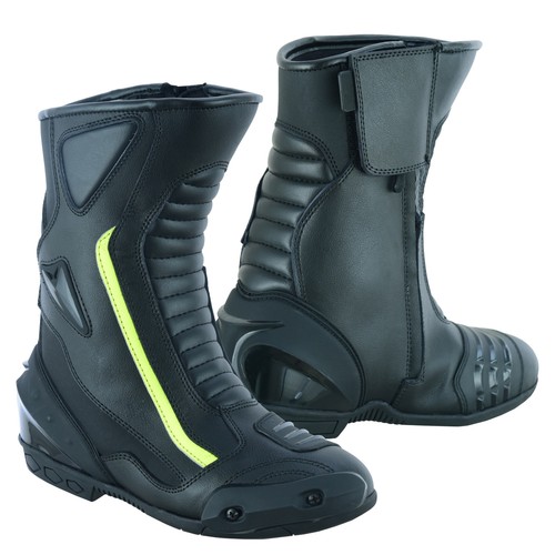 Men motorcycle boots black - men's,