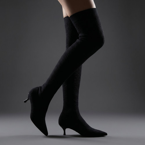 Schwarze lederstiefel neu - schwarze,